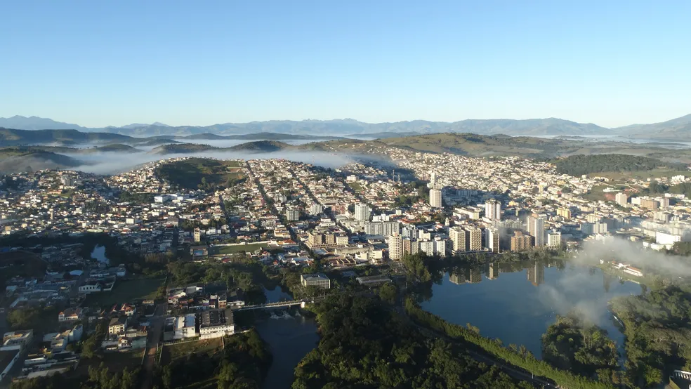 Vista aérea de São Lourenço, MG